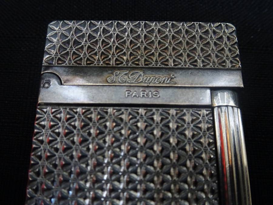 Stunning ST Dupont Silver Lighter 4FKI2J8 Paris Made In France - See Description - 146 Grams
