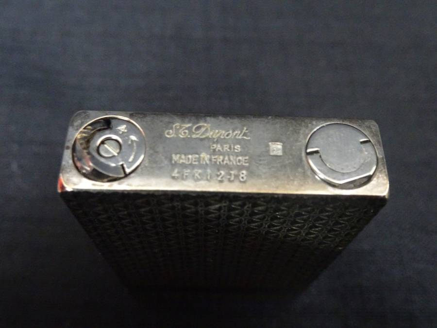 Stunning ST Dupont Silver Lighter 4FKI2J8 Paris Made In France - See Description - 146 Grams