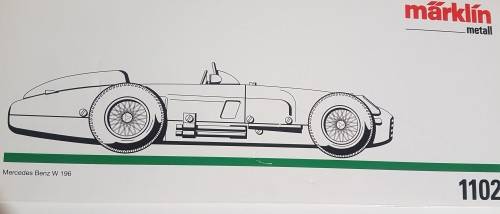 Marklin Metall 1102 Mercedes Benz W 196 Limited Edition