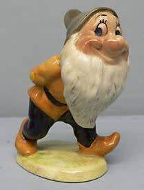 Vintage 60s Beswick dwarf - Bashful No.1327 - Disney