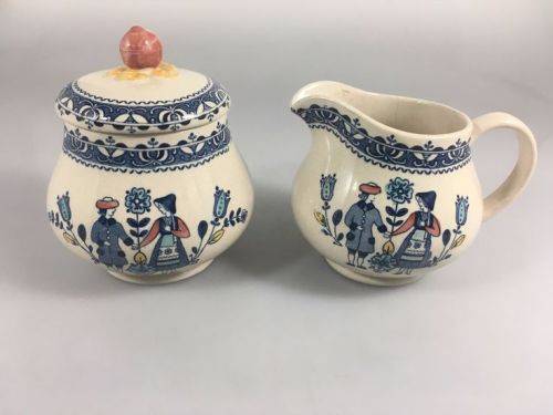 Johnson Brothers Hearts and Flowers Milk Jug and Sugar Bowl