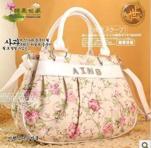 @ lovely flower pring women handbag @
