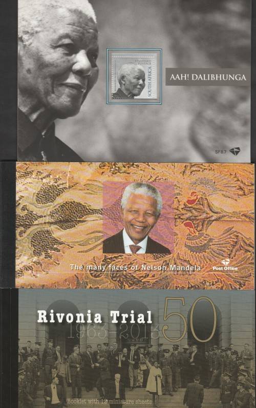 MANDELA MEGA LOT OF BOOKLETS, ADDRESSED ENVELOPES, COVERS, MINI SHEETS, PHONE CARDS ETC. AWESOME LOT