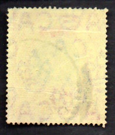 NATAL 1908-9 5s USED SINGLE INSCRIBED `POSTAGE-POSTAGE`. SG169. CV GBP 45+. GREAT ITEM.