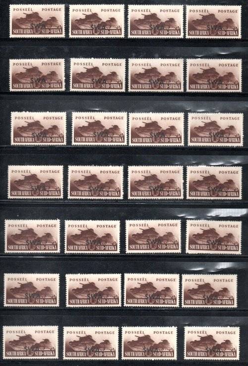 SWA 1941-4 CLEARANCE OF WAR EFFORT UMM SACC148 LARGE + SACC155 REDUCED. GREAT RESELL. CV R4800+