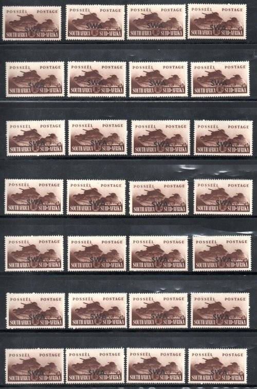 SWA 1941-4 CLEARANCE OF WAR EFFORT UMM SACC148 LARGE + SACC155 REDUCED. GREAT RESELL. CV R4800+