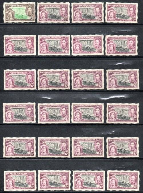 SOUTHERN/NORTHERN RHODESIA BULK DUPLICATED UMM CLEARANCE LOT. HIGH CAT VALUE. GREAT RESALE VALUE.