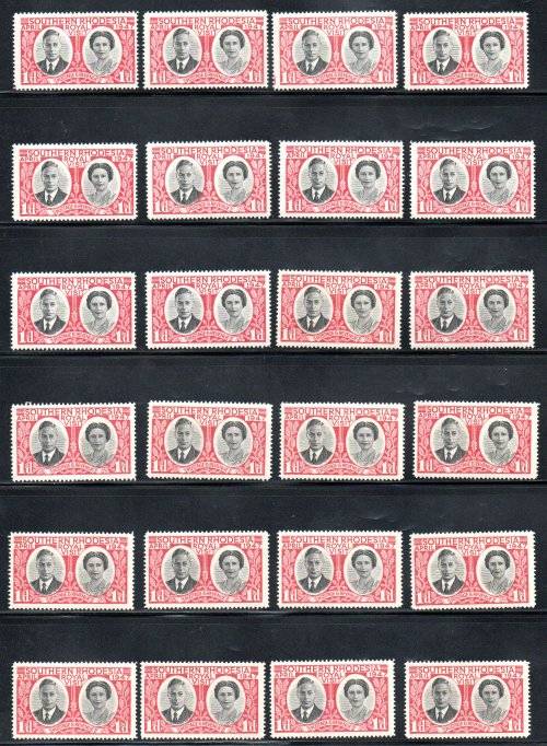 SOUTHERN/NORTHERN RHODESIA BULK DUPLICATED UMM CLEARANCE LOT. HIGH CAT VALUE. GREAT RESALE VALUE.