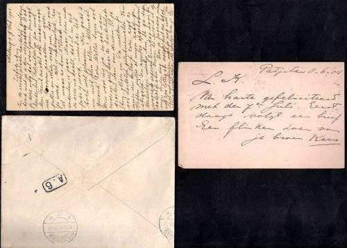 NETHERLANDS INDIES SELECTION OF USED LETTER CARDS + ODD UNUSED LETTER/POSTCARD. AS PER SCANS.