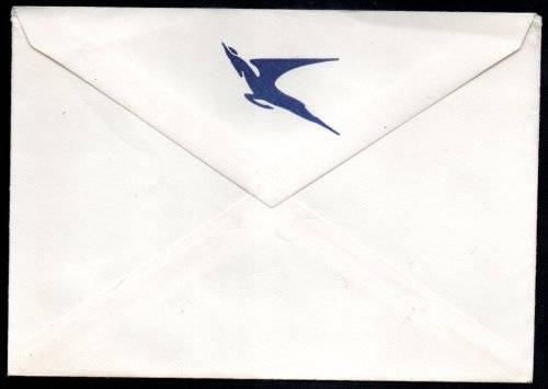 SA AIRWAYS DELIVERY FLIGHT COVER SEATTLE-CPT (NON STOP) SIGNED `COMMANDER G VAN REENEN`. AS BELOW.