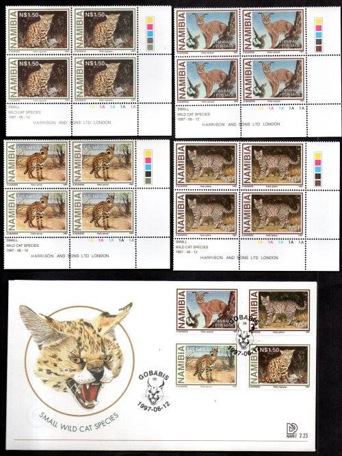 NAMIBIA CLEARANCE LOT OF FDCs + RELATED CONTROLS, PAIRS ETC. AS PER (X28) SCANS. GOOD VALUE.