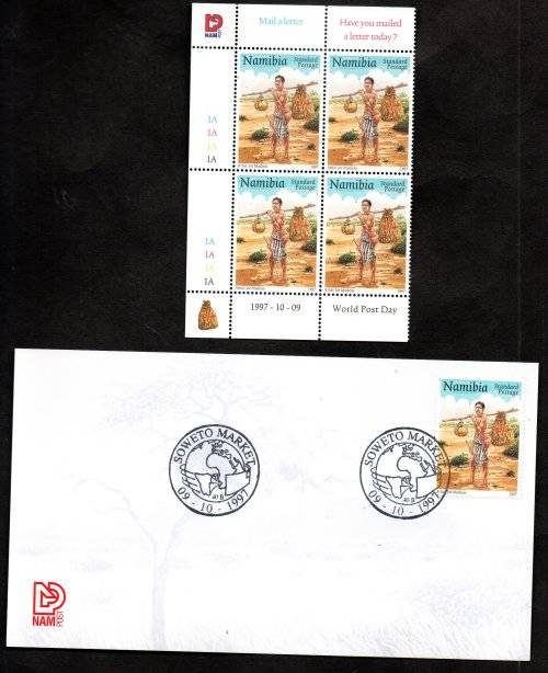 NAMIBIA CLEARANCE LOT OF FDCs + RELATED CONTROLS, PAIRS ETC. AS PER (X28) SCANS. GOOD VALUE.