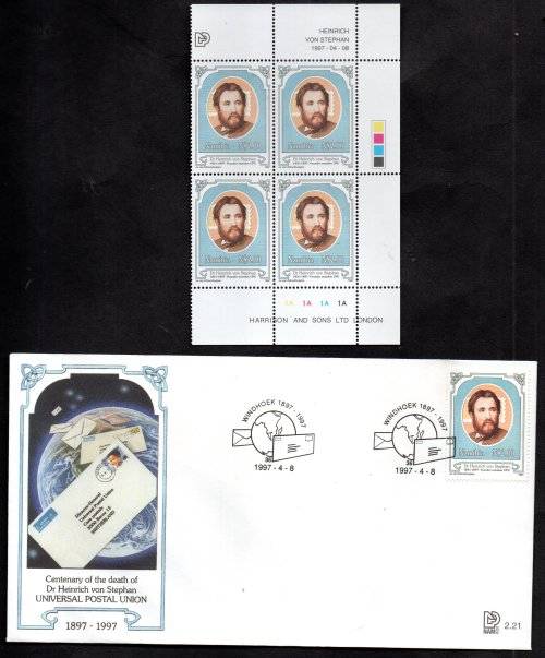 NAMIBIA CLEARANCE LOT OF FDCs + RELATED CONTROLS, PAIRS ETC. AS PER (X28) SCANS. GOOD VALUE.