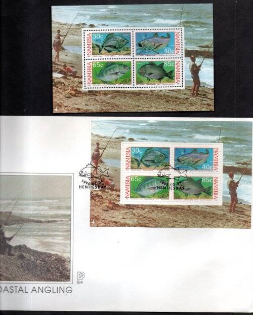 NAMIBIA CLEARANCE LOT OF FDCs + RELATED CONTROLS, PAIRS ETC. AS PER (X28) SCANS. GOOD VALUE.