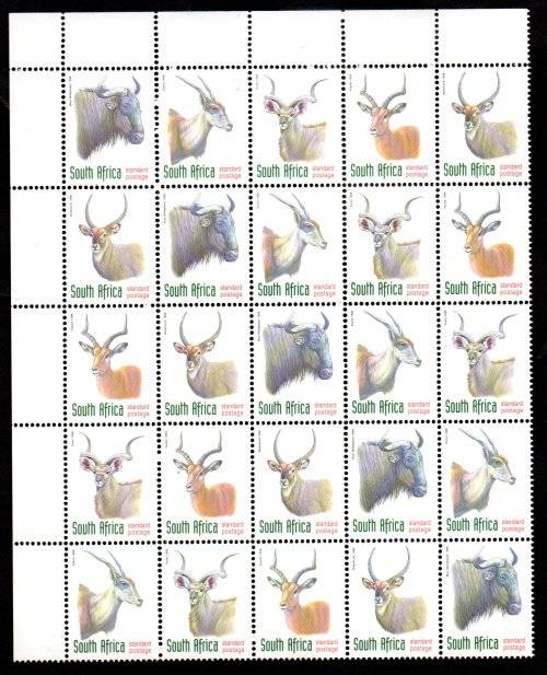 RSA ADDITIONAL VALUE TO 6TH DEF SELECTION OF STRIPS, PANES ETC. DIFFERENT DATES ETC. (X7) SCANS.