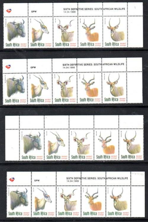RSA ADDITIONAL VALUE TO 6TH DEF SELECTION OF STRIPS, PANES ETC. DIFFERENT DATES ETC. (X7) SCANS.