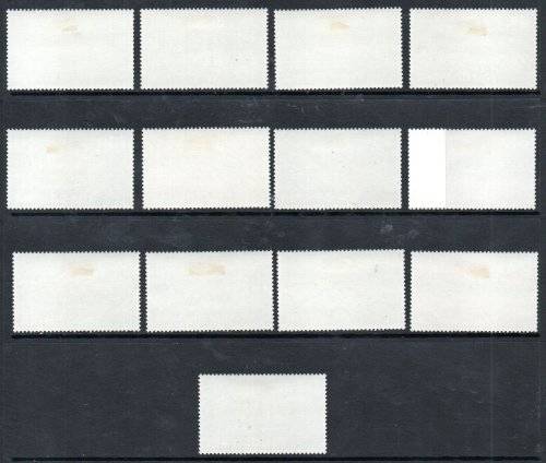 GAMBIA 1971 NEW CURRENCY FISHES M/MINT SET OF (X13). SG271/83. AS PER SCANS. NICE SET.