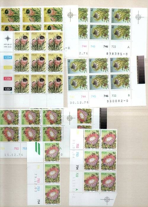 LARGE BLOCK ALBUM 2ND HAND WITH MINT RSA CONTROLS ETC. 10 PAGES/20 SIDES. NB: PLEASE READ BELOW!