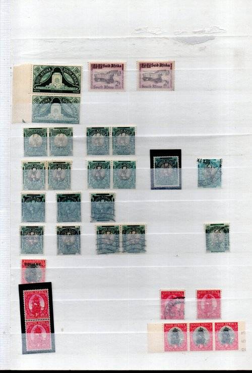 PRINZ 2016 STOCKBOOK 2ND HAND. 16 PAGES/32 SIDES WITH MINT/USED PRE-UNION, UNION, RSA ETC. NB: READ!