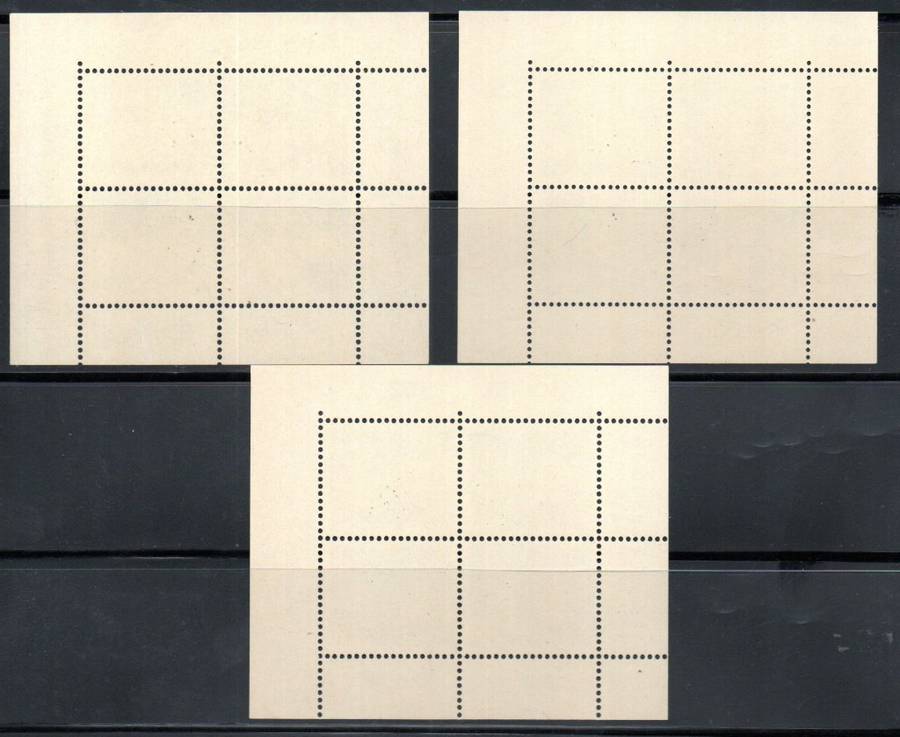 RHODESIA 1972 `RHOPHIL 1972` SELECTION OF MINT SHEETS (SOME MM). AS PER SCANS.