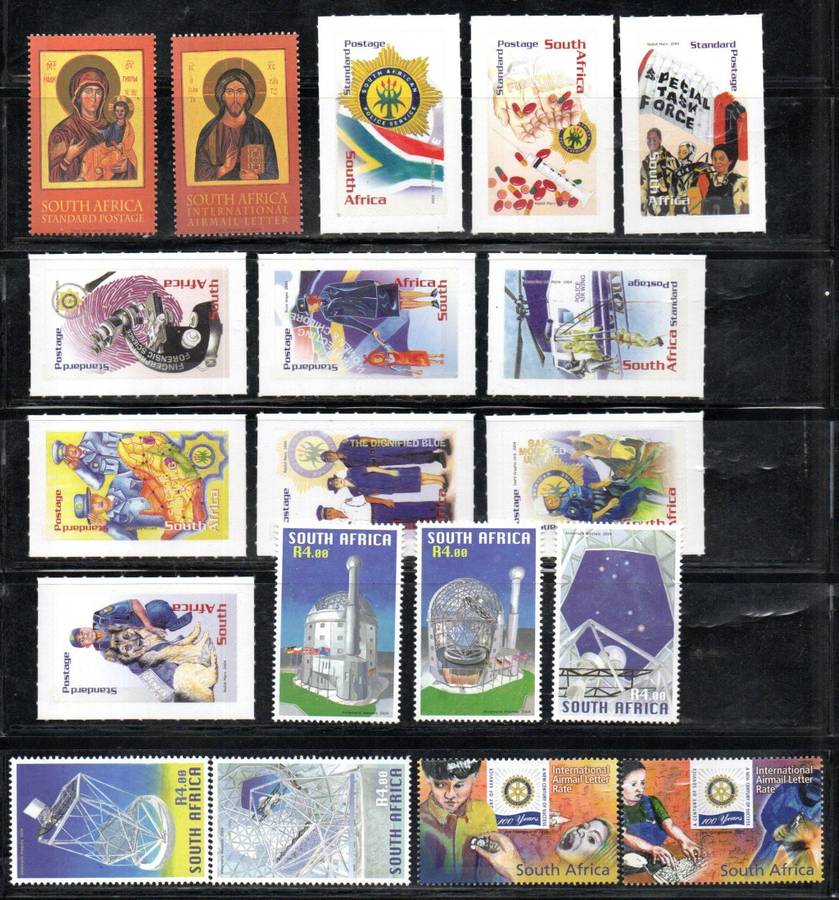 RSA LOT OF UMM SINGLES, ODD BLK ETC. AS PER (X6) SCANS. NICE LOT. GOOD FACE/CV.