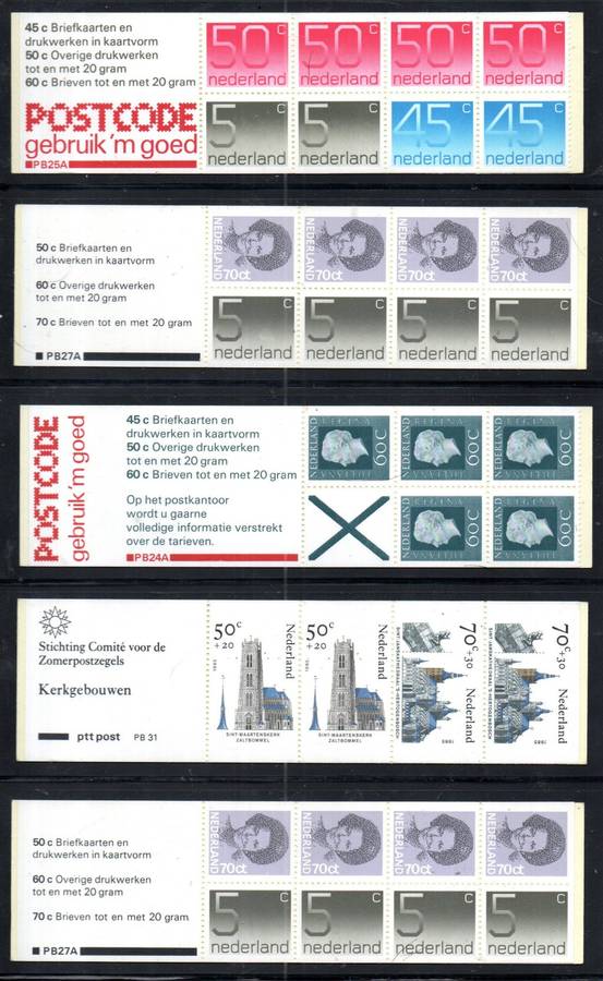 NETHERLANDS (ODD ANTILLES) SELECTION OF (X29) MINT AND COMPLETE BOOKLETS. AS PER SCANS. GREAT LOT.
