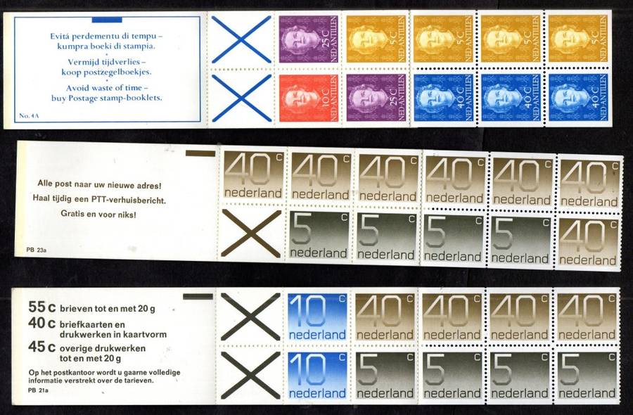 NETHERLANDS (ODD ANTILLES) SELECTION OF (X29) MINT AND COMPLETE BOOKLETS. AS PER SCANS. GREAT LOT.