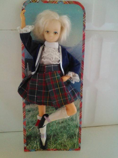 Wow Vintage 1970'S Scottish Dancing Doll Collectable