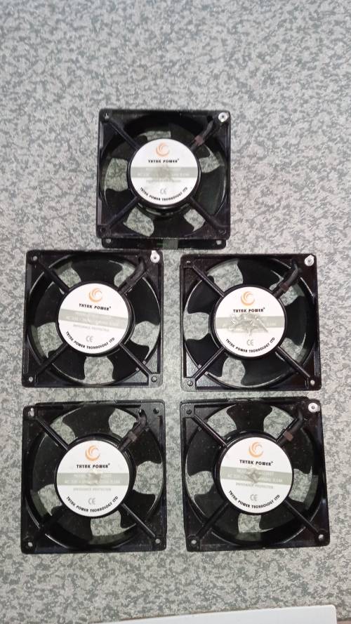 A must Have 5 x Fan Units For Biltong Cabinets or Data Cabinets Very Strong Fans