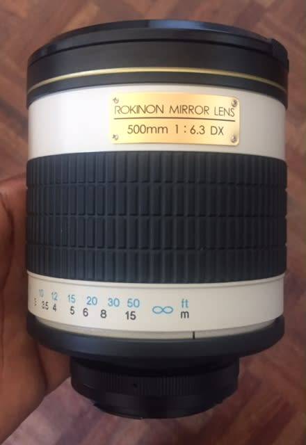 ROKINON MIRROR LENS 500mm 1:6.3 DX