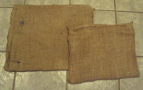 Old Hessian Bag & Hessian Cloth
