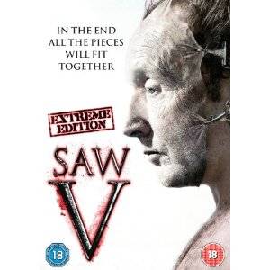 SAW -  Saw 5 [DVD]  NEW (UK IMPORT) GROUND BREAKING HORROR MOVIE