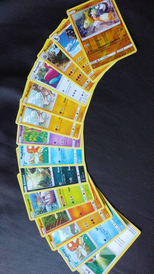 Pokemon Moon & Sun Playing Cards