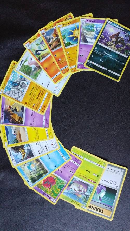 Pokemon Moon & Sun Playing Cards