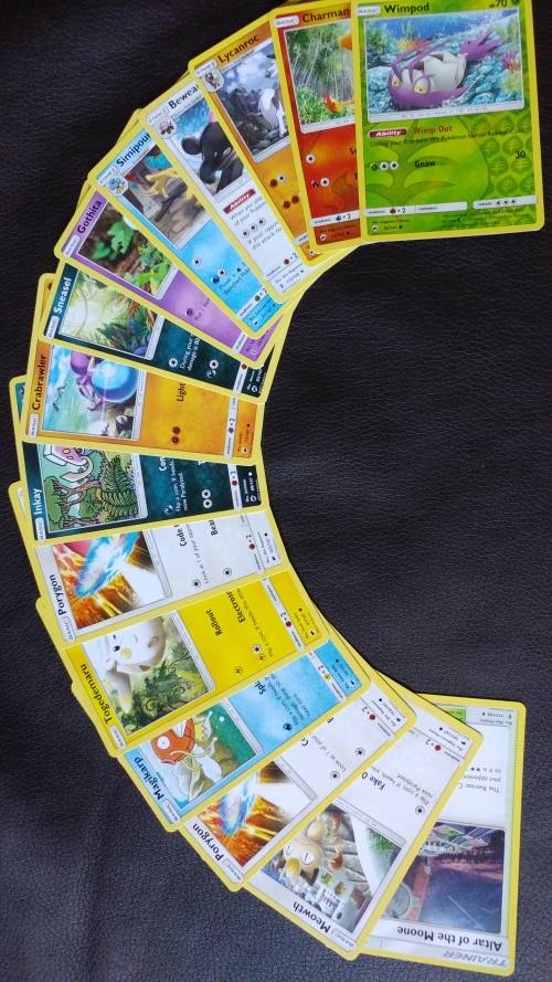 Pokemon Moon & Sun Playing Cards