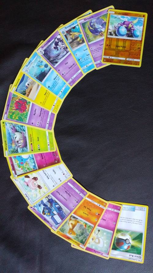 Pokemon Moon & Sun Playing Cards