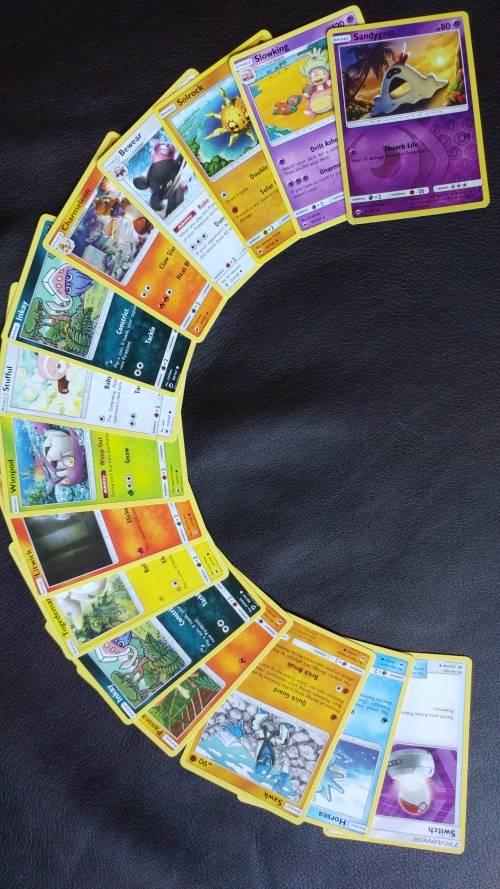 Pokemon Moon & Sun Playing Cards
