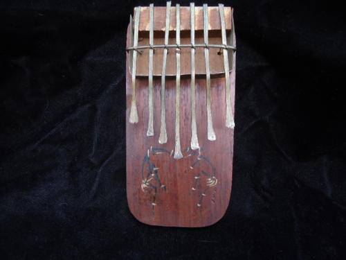 VINTAGE AFRICAN MUSIC INSTRUMENT WITH KHOISAN DECORATION
