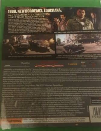 MAFIA 3 XBOX ONE GAME