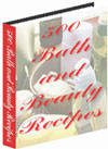 500 Bath and Beauty Recipes! EBook Free shipping