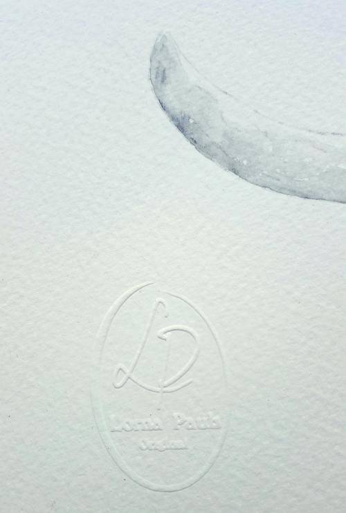 Original Painting by Lorna Pauls - Elephant (37 x 28 cm or 14.5 x 11")
