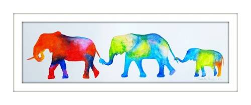 Original Painting by Lorna Pauls - Ellies 1 (42 x 14.8 cm or 16.5 x 5.8")