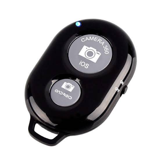 Bluetooth Remote Camera Shutter For Apple, IOS And Android - Black