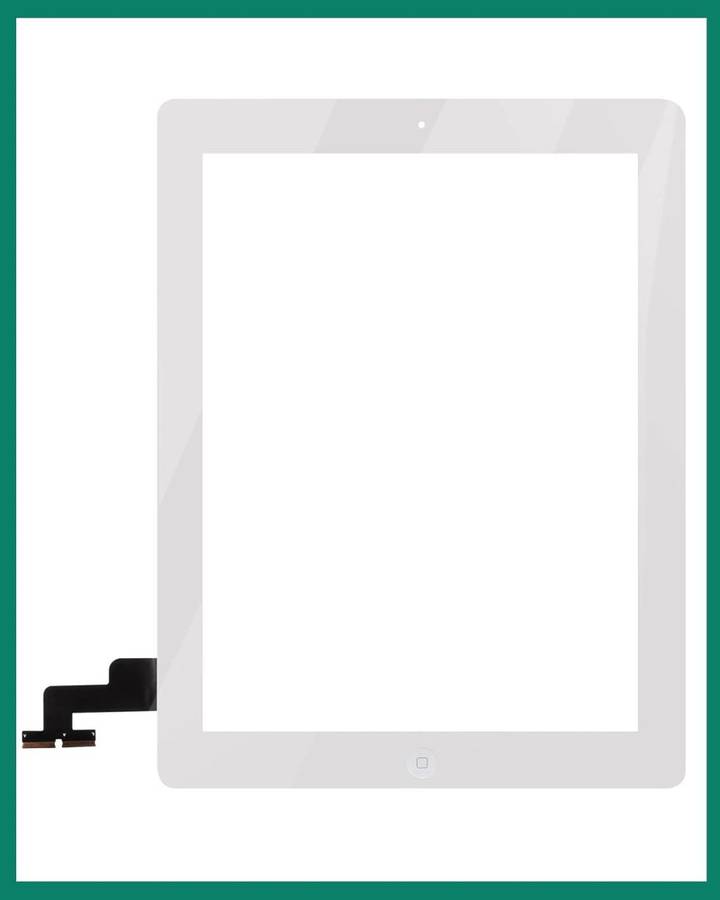 Ipad 2 Touch Glass Digitizer Replacement (White) (Local Stock)
