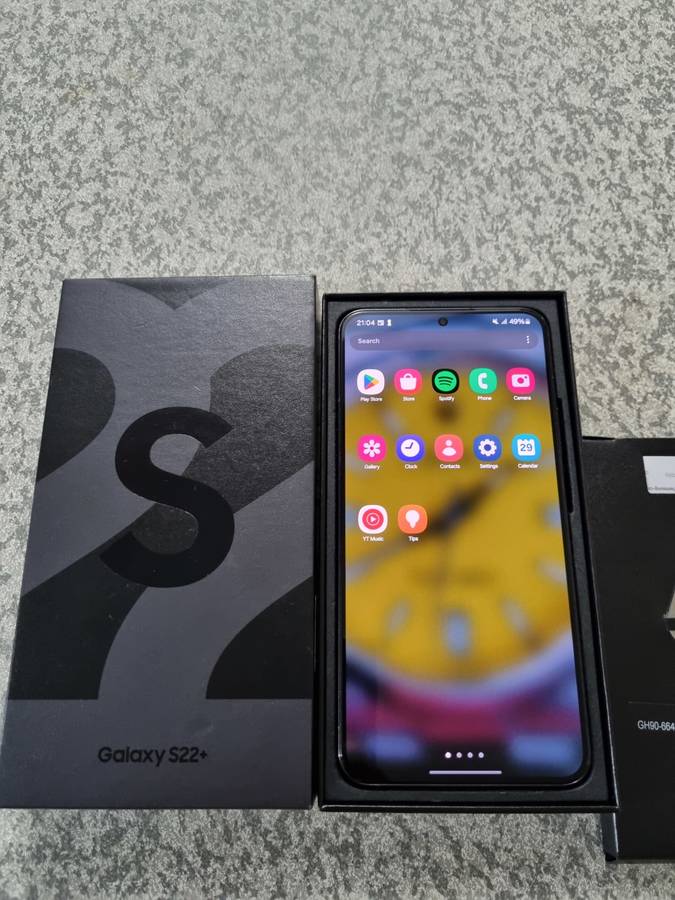 Samsung Galaxy S22 Plus 5G Dual Sim 8GB /  256GB - Phantom Black