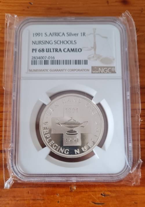 1991 S Africa Silver 1 Rand