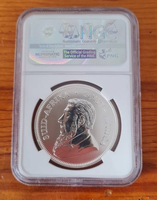 2017 S Africa Silver  Kruger 1 Rand - Graded SP70
