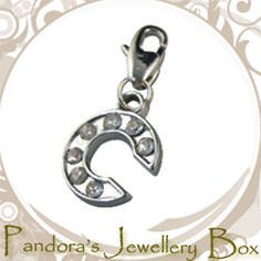 MAKE YOUR OWN UNIQUE CHARM BRACELET - Tibetan Silver Crystal LOBSTER CLASP Letter Charm