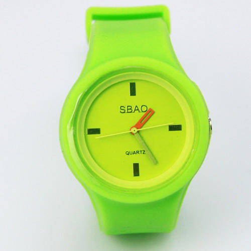 Jelly Unisex Silicone Band WristWatch