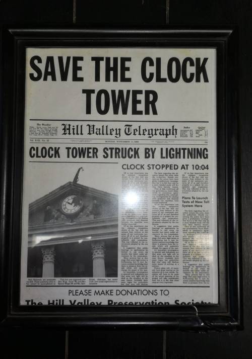 Back to the future memorabilia
